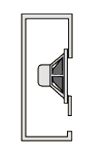 Przykład obudowy bass-reflex